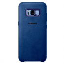 Samsung Alcantara Cover EF-XG955AL für Galaxy S8+ Plus blau