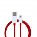 OnePlus D401 Warp Charge USB Typ-A auf Typ-C Datenkabel rot (1,5m)