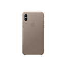 Apple Leder Case für iPhone Xs Max taupe (MRWR2ZM/A)