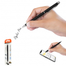 Muvit Touchscreen-Stift Stylus Pen 2in1 Model-03 schwarz