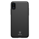 Baseus Thin - Ultradünn -  PC Tasche Schutz-Hülle Back Case Cover für iPhone X schwarz