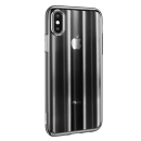 Baseus Aurora – Farbverlauf - Silikon-Tasche Schutz-Hülle Cover für iPhone XS / X schwarz