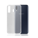 OKKES "AIR" Silikon-Tasche Schutz-Hülle Cover für Samsung M205F Galaxy M20 transparent