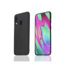 starfix Ultra Slim Matt Silikon-Tasche Schutz-Hülle Cover für Samsung Galaxy A40 schwarz