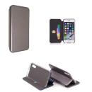 starfix Leder Flip-Tasche für Samsung Galaxy S10e grau