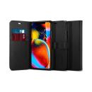 Spigen Flip Book Cover Tasche Schutz-Hülle Case Wallet S für iPhone 11 Pro Max schwarz (075CS27149)