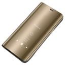 starfix Clear View Standing Cover für Samsung Galaxy A40 gold