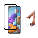Wozinsky Flexi Nano (Hybride 3D) Hartglas mit Rahmen für Samsung Galaxy A21s schwarz