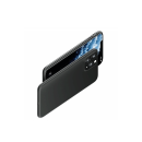 HDD Ultra Slim Silikon-Tasche für iPhone 12 mini (5,4 Zoll) matt schwarz