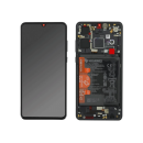 Huawei P30 / P30 New Edition LCD Display + Rahmen inkl. Akku, schwarz (02354HMG)