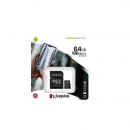 Kingston Canvas Select Plus R100 microSDXC 64GB, UHS-I U1, A1, Class 10 (SDCS2/64GB)