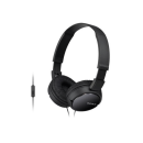 Sony MDR-ZX110AP faltbarer Bügelkopfhörer mit Headsetfunktion, schwarz