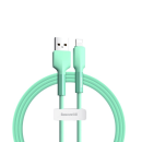 Baseus Premium- Silica Gel - USB/Lightning Ladekabel/Datenkabel - 2,4  480 Mbit / s -  grün (1M)