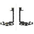 Ladebuchse Connector Flex für iPhone 11 Pro Max + IC Chip, schwarz