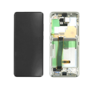 Samsung Galaxy S20 Ultra / 5G SM-G988F LCD Display + Rahmen kosmisch weiss