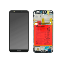 Huawei P Smart (FIG-L31) LCD Display + Rahmen inkl. Akku, schwarz
