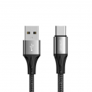 Joyroom  USB Typ-C Lade-/Datenkabel 3A 0,2 m schwarz