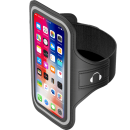 Rixus Modern-Series Universal Sport Armband Jogging Tasche Schutz-Hülle Fit für Smartphones bis 5.5 Zoll schwarz