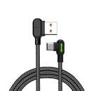 Mcdodo CA-5283 90 Grad USB zu Type-C Samsung Huawei Xiaomi Android Schnellladekabel/Datenkabel (3m)