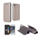 starfix Leder Flip-Tasche für Samsung Galaxy A22 4G, gold