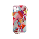 starfix Color Chain Gel Silikon-Hülle mit Kettenanhänger für iPhone SE 2022 / SE 2020 / 8 / 7 Mehrfarbig (3)