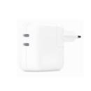 Apple Dual USB-C Power Adapter, USB-Netzteil USB-C, 35W (MW2K3ZM/A)
