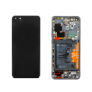 Huawei P40 Pro (ELS-NX9) LCD Display + Touchscreen inkl. Akku (02353PJG), schwarz