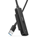 Ugreen Adapter 2,5" SATA III 3.0 HDD SSD - USB 3.2 Gen 1 (SuperSpeed USB 5 Gbps) schwarz (70609 CM321)