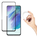 Wozinsky Flexi Nano (Hybride 3D) Glasschutz mit Rahmen für Samsung Galaxy S21 FE schwarz