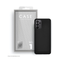 FORTYFOUR Flexi Slim Silikon-Tasche Schutz-Hülle Case für Samsung Galaxy A23 4G/5G schwarz