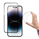Wozinsky Full Cover Flexi Nano Glasschutz für iPhone 14 Pro mit Rahmen, schwarz