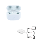 starfix (kabellosen QI) Ladetasche kompatibel mit Apple AirPods 3. Generation, weiss