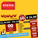 WOWWW! Triple-Simkarte, Sim Karte Prepaid inkl. ALL IN ONE - XXL Starterpaket