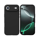 OKKES Ultra Slim Silikon-Tasche passend für Apple iPhone 17 Air, schwarz