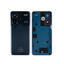 Akkudeckel inkl. Kameraglas kompatibel mit Xiaomi Redmi Note 13 Pro Plus 5G (23090RA98G), Midnight Black