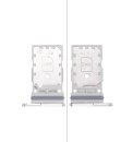 Sim und SD-Karten-Halter kompatibel mit Samsung Galaxy S22 Ultra (S908B), weiss