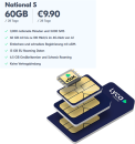 Lycamobile Prepaid SIM-Karte, triple-Sim inkl. National S Paket