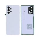 Akkudeckel kompatibel mit Samsung Galaxy A53 5G A536B mit Kameralinse, Awesome White