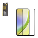 "OKKES" ® Premium Displayschutz-Glas 3D passend für Samsung Galaxy A26 5G (A266B), schwarz