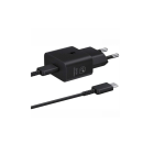 Samsung EP-T2510 Ladegerät 25W + USB-C Kabel, schwarz