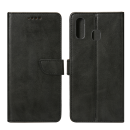 Rixus Flip-Hülle Wallet passend für Samsung Galaxy A20e (A202F) mit Standfunktion, schwarz