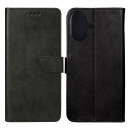 Rixus Flip-Hülle Wallet passend für Samsung Galaxy A07 (A075F) mit Standfunktion, schwarz