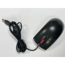 IBM USB Maus mit rotem Scrollrad, gebraucht (FRU 89P5089) – Zustand: gut