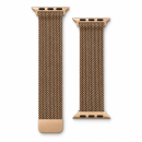 starfix Milanese Mesh Edelstahl Armband kompatibel mit Apple Watch 45/44/42 mm, gold