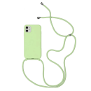 starfix "Kordon" Schnur Tasche Silikon Schutz-Hülle Cover Case S-Case für iPhone 12 mini (5.4 Zoll), hellgrün