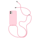 starfix "Kordon" Schnur Tasche Silikon Schutz-Hülle Cover Case S-Case für Samsung G980F Galaxy S20, pink