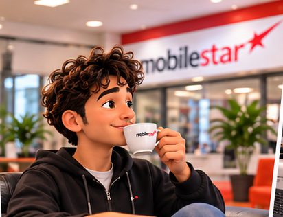Schritt 3: Entspannt warten bei mobilestar in Wien